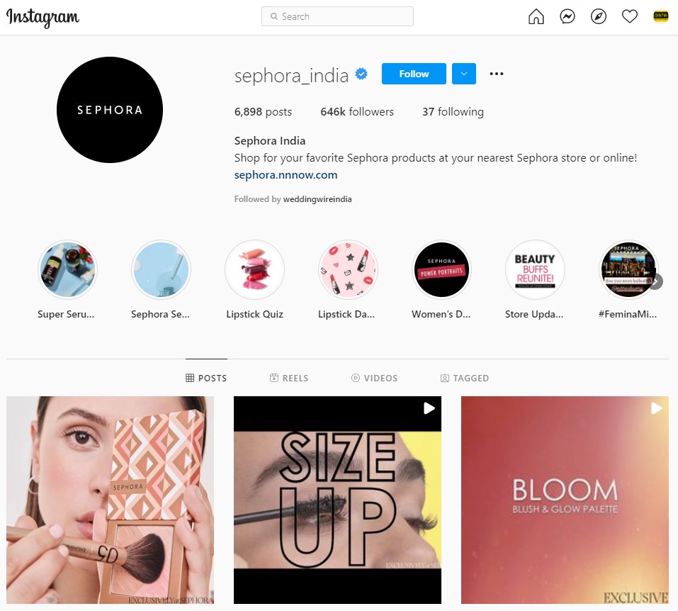 Sephora Instagram Marketing